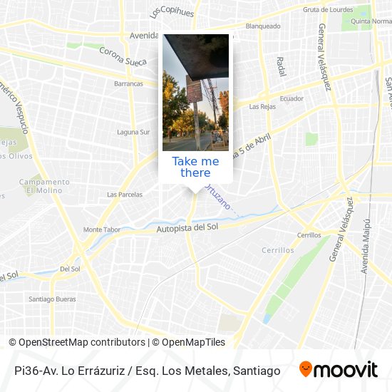 Pi36-Av. Lo Errázuriz / Esq. Los Metales map