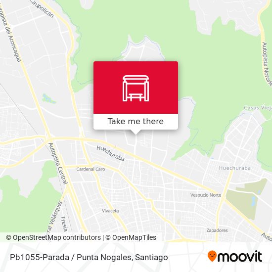 Pb1055-Parada / Punta Nogales map