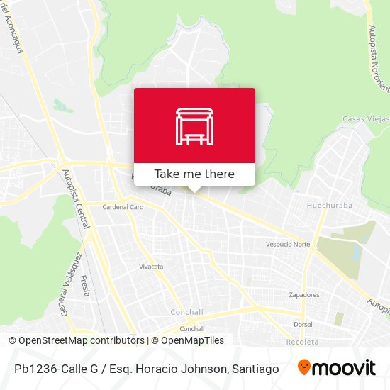 Pb1236-Calle G / Esq. Horacio Johnson map