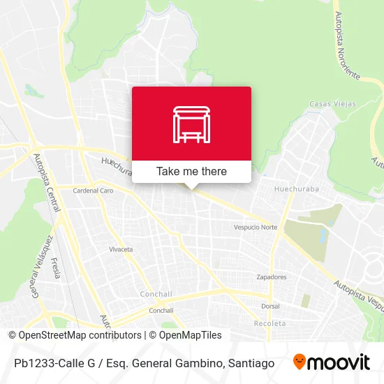 Pb1233-Calle G / Esq. General Gambino map