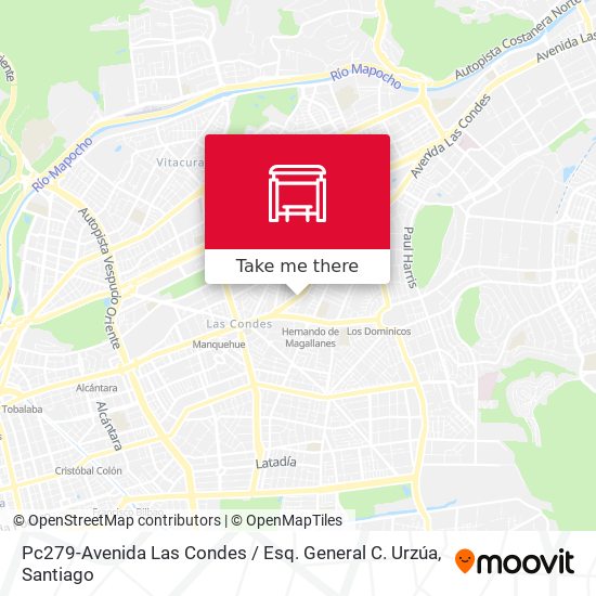 Pc279-Avenida Las Condes / Esq. General C. Urzúa map