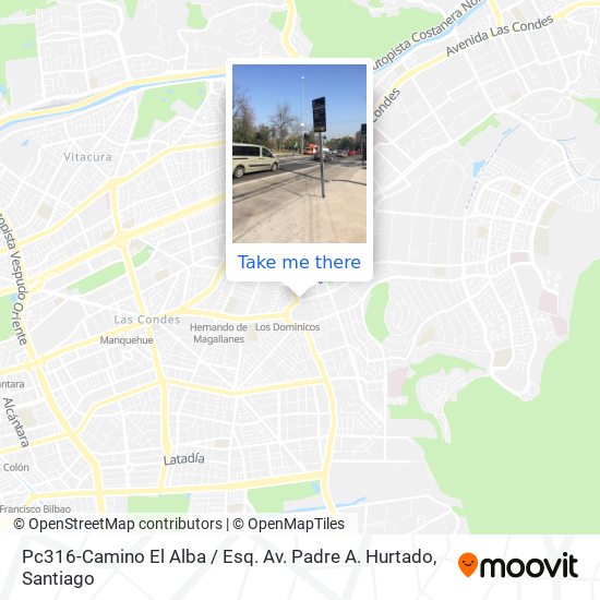 Pc316-Camino El Alba / Esq. Av. Padre A. Hurtado map