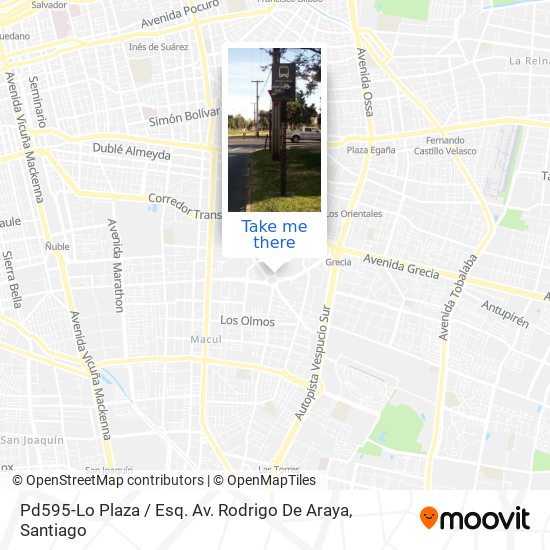 Pd595-Lo Plaza / Esq. Av. Rodrigo De Araya map