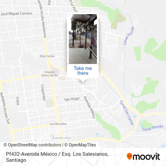 Mapa de Pf432-Avenida México / Esq. Los Salesianos