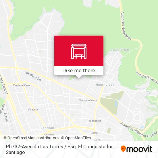 Pb737-Avenida Las Torres / Esq. El Conquistador map