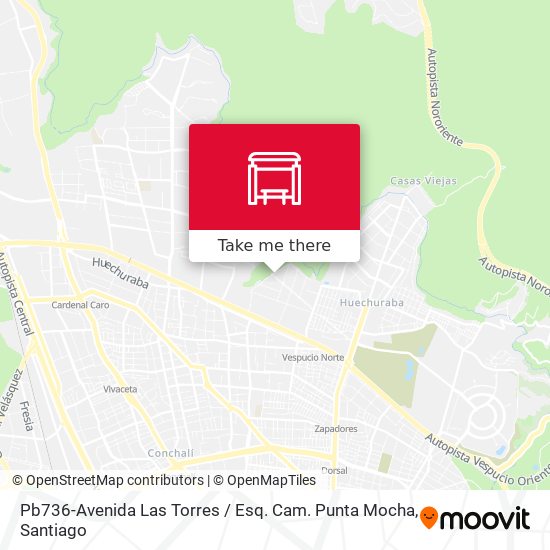 Pb736-Avenida Las Torres / Esq. Cam. Punta Mocha map