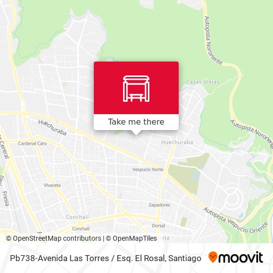 Pb738-Avenida Las Torres / Esq. El Rosal map