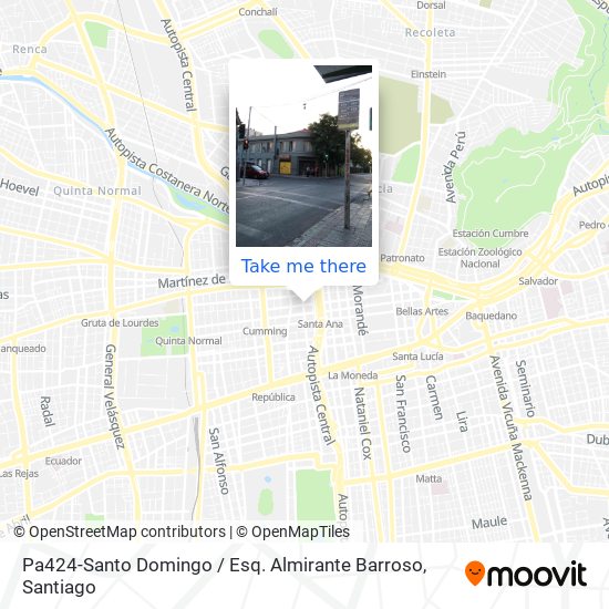 Pa424-Santo Domingo / Esq. Almirante Barroso map