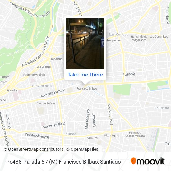 Pc488-Parada 6 / (M) Francisco Bilbao map