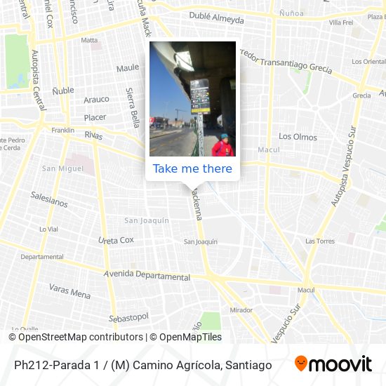 Ph212-Parada 1 / (M) Camino Agrícola map