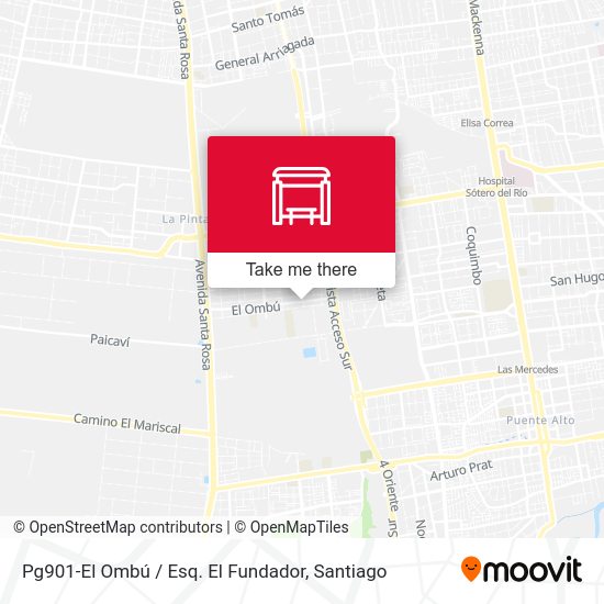 Mapa de Pg901-El Ombú / Esq. El Fundador