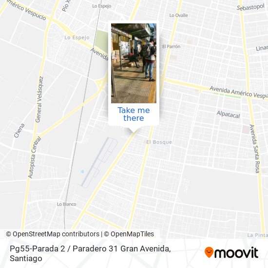 Pg55-Parada 2 / Paradero 31 Gran Avenida map