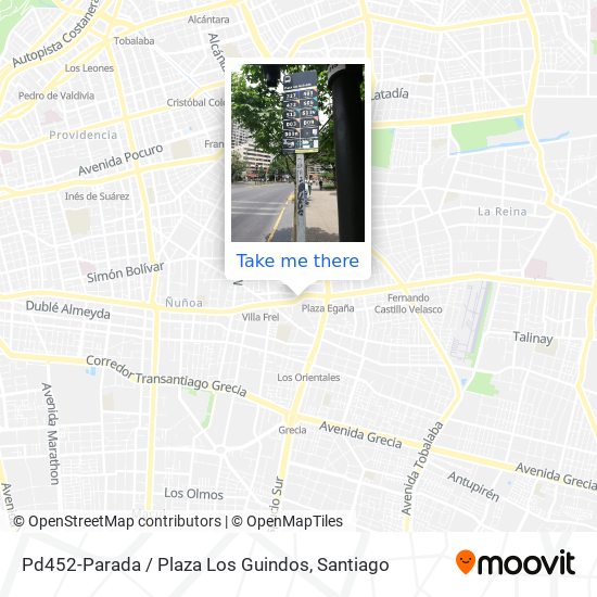 Pd452-Parada / Plaza Los Guindos map