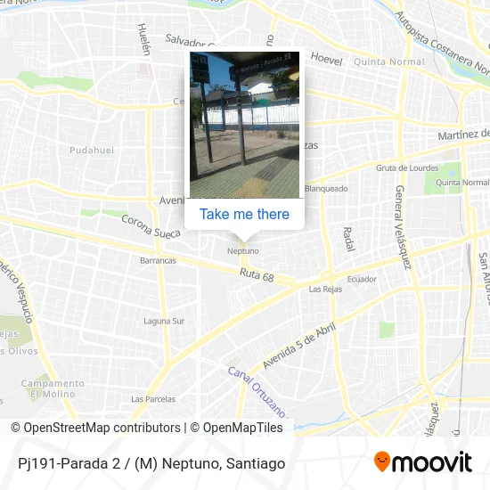Pj191-Parada 2 / (M) Neptuno map