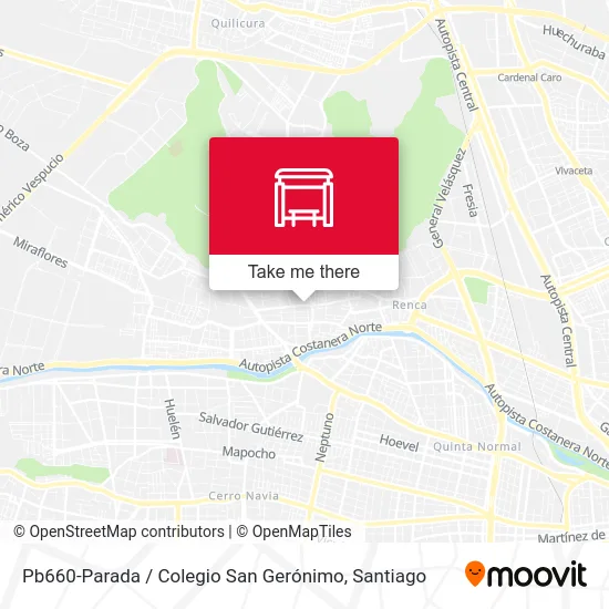 Pb660-Parada / Colegio San Gerónimo map