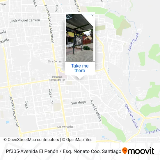 Pf305-Avenida El Peñón / Esq. Nonato Coo map