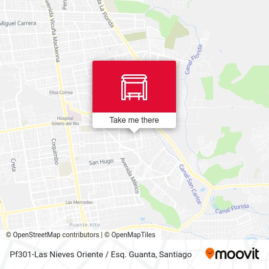 Mapa de Pf301-Las Nieves Oriente / Esq. Guanta