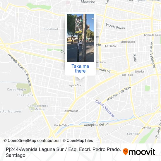 Pj244-Avenida Laguna Sur / Esq. Escri. Pedro Prado map