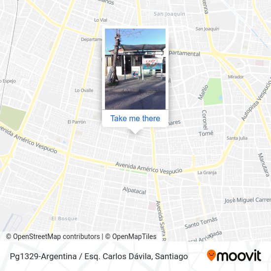 Mapa de Pg1329-Argentina / Esq. Carlos Dávila