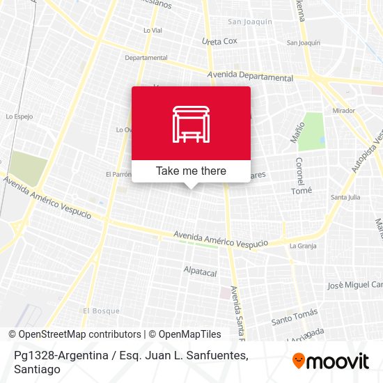 Mapa de Pg1328-Argentina / Esq. Juan L. Sanfuentes