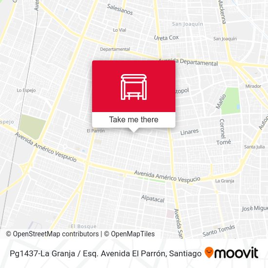 Pg1437-La Granja / Esq. Avenida El Parrón map