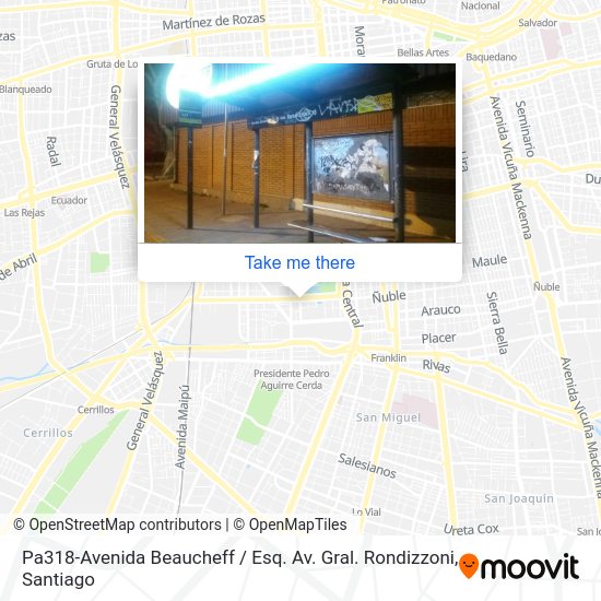 Pa318-Avenida Beaucheff / Esq. Av. Gral. Rondizzoni map