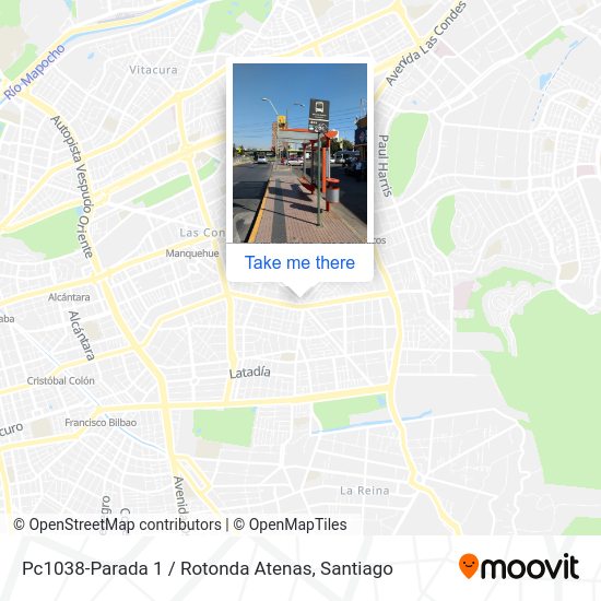 Mapa de Pc1038-Parada 1 / Rotonda Atenas