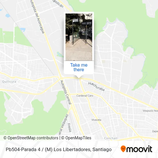 Pb504-Parada 4 / (M) Los Libertadores map