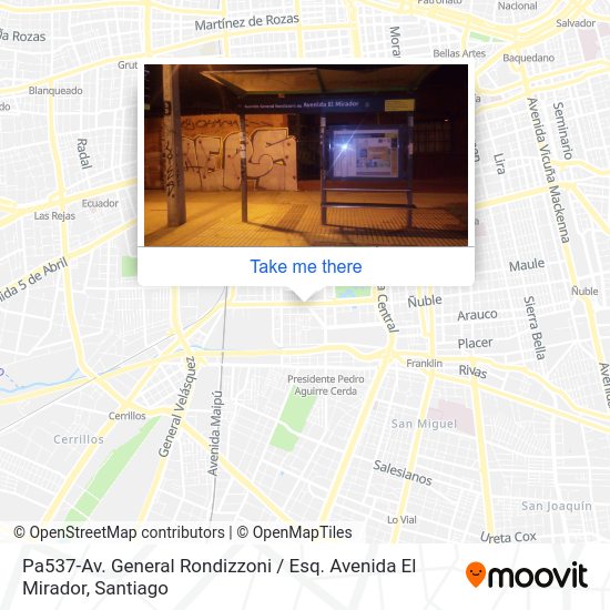 Pa537-Av. General Rondizzoni / Esq. Avenida El Mirador map