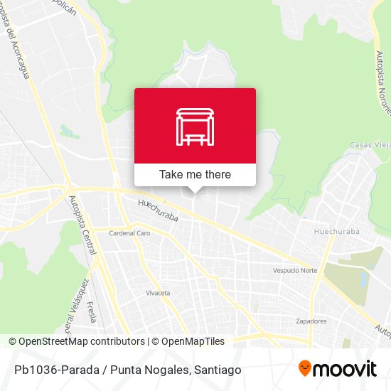 Pb1036-Parada / Punta Nogales map