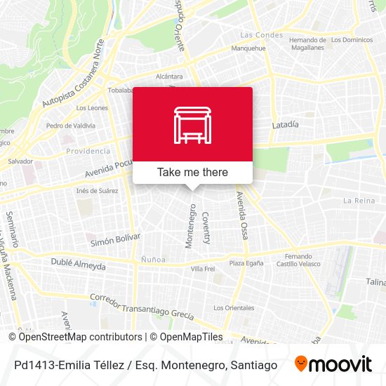 Pd1413-Emilia Téllez / Esq. Montenegro map