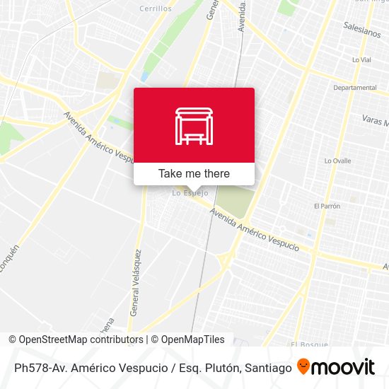 Ph578-Av. Américo Vespucio / Esq. Plutón map