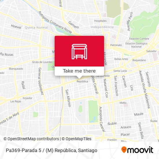 Pa369-Parada 5 / (M) República map