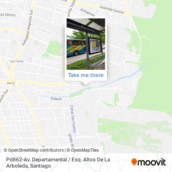 Pd862-Av. Departamental / Esq. Altos De La Arboleda map
