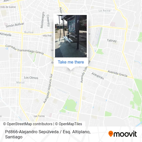Mapa de Pd866-Alejandro Sepúlveda / Esq. Altiplano
