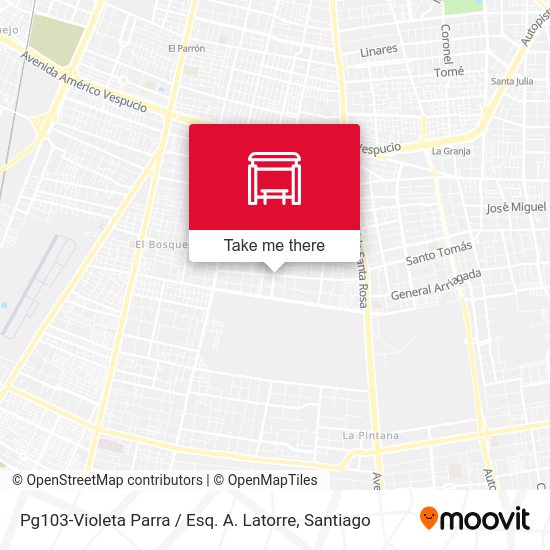 Mapa de Pg103-Violeta Parra / Esq. A. Latorre