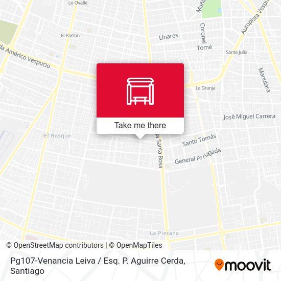 Pg107-Venancia Leiva / Esq. P. Aguirre Cerda map
