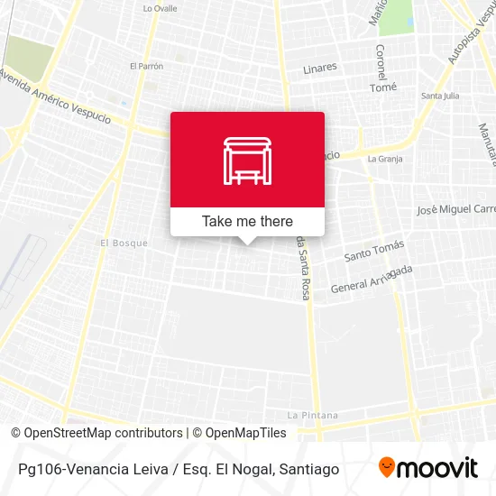 Pg106-Venancia Leiva / Esq. El Nogal map