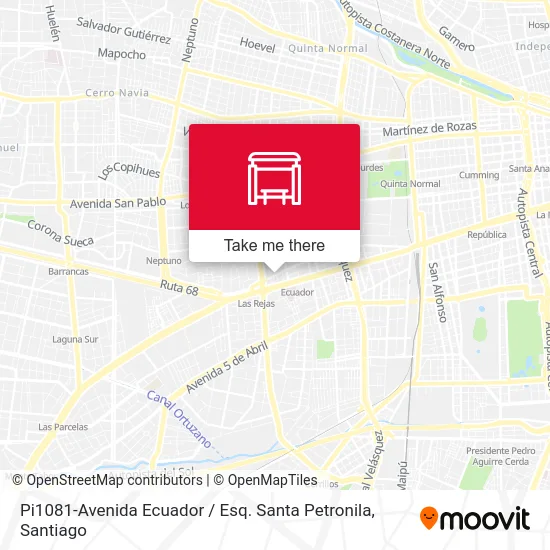 Pi1081-Avenida Ecuador / Esq. Santa Petronila map