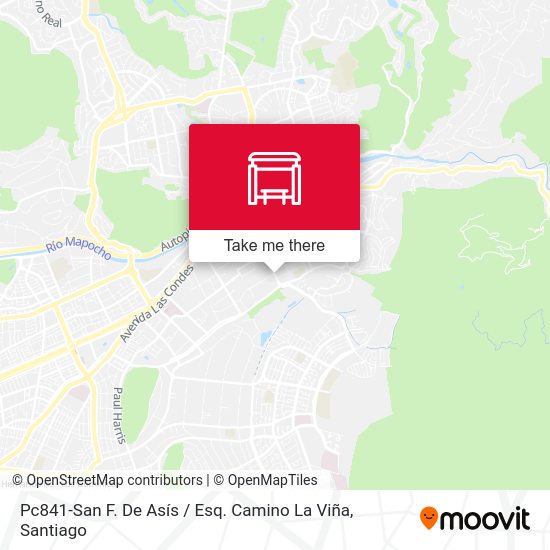 Pc841-San F. De Asís / Esq. Camino La Viña map