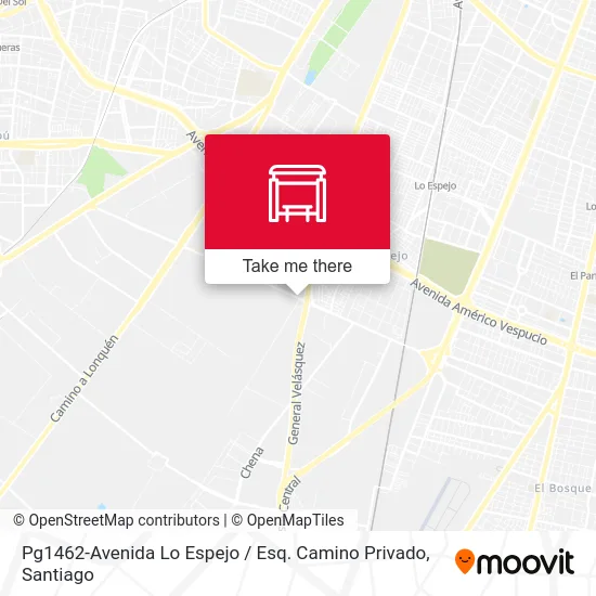 Pg1462-Avenida Lo Espejo / Esq. Camino Privado map