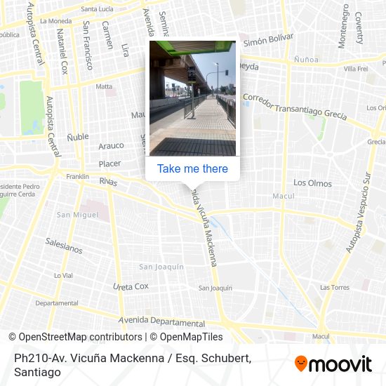 Mapa de Ph210-Av. Vicuña Mackenna / Esq. Schubert