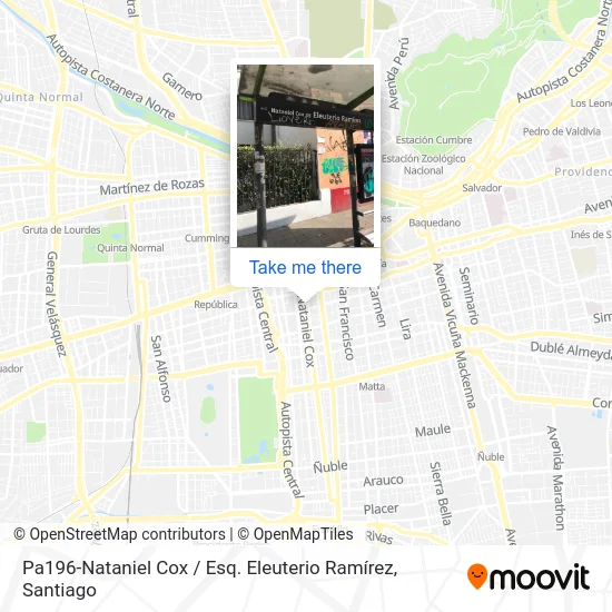 Pa196-Nataniel Cox / Esq. Eleuterio Ramírez map
