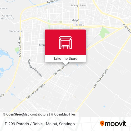 Mapa de Pi299-Parada / Rabie - Maipú