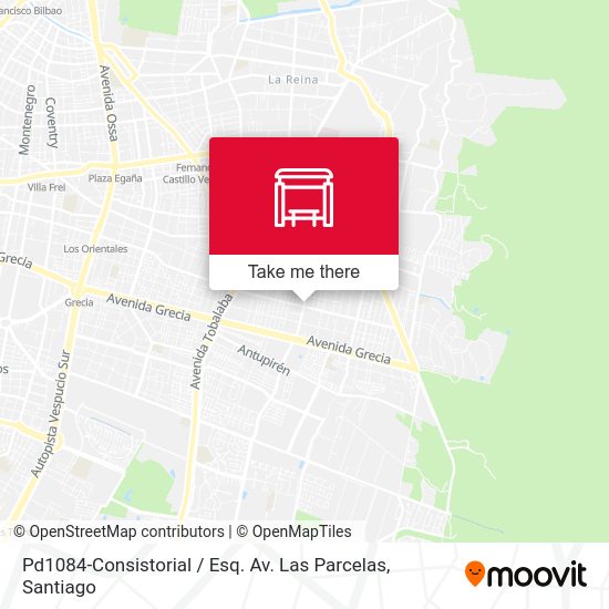 Mapa de Pd1084-Consistorial / Esq. Av. Las Parcelas