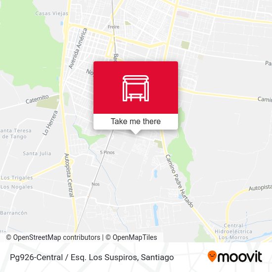 Mapa de Pg926-Central / Esq. Los Suspiros
