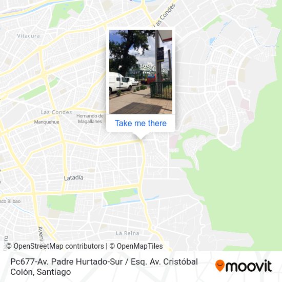 Mapa de Pc677-Av. Padre Hurtado-Sur / Esq. Av. Cristóbal Colón