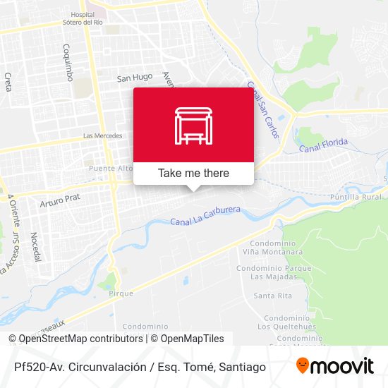 Pf520-Av. Circunvalación / Esq. Tomé map