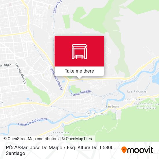 Mapa de Pf529-San José De Maipo / Esq. Altura Del 05800