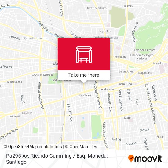 Pa295-Av. Ricardo Cumming / Esq. Moneda map